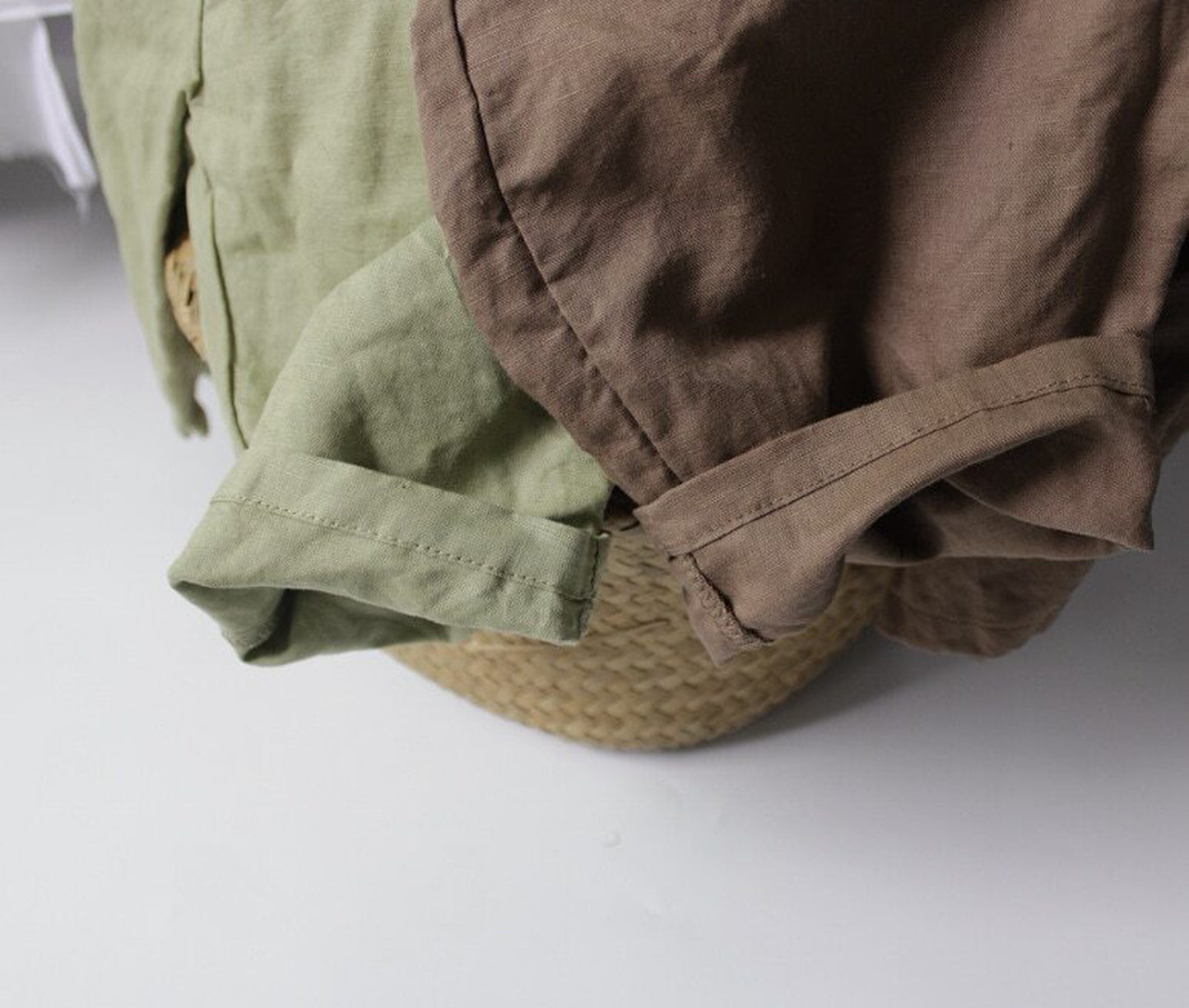 -キッズ コットンリネン パンツ【mh0000534】 - mamahalo shop - ロングパンツ・スウェットパンツ -  べビー服 - 子供服 - 男の子 - 女の子