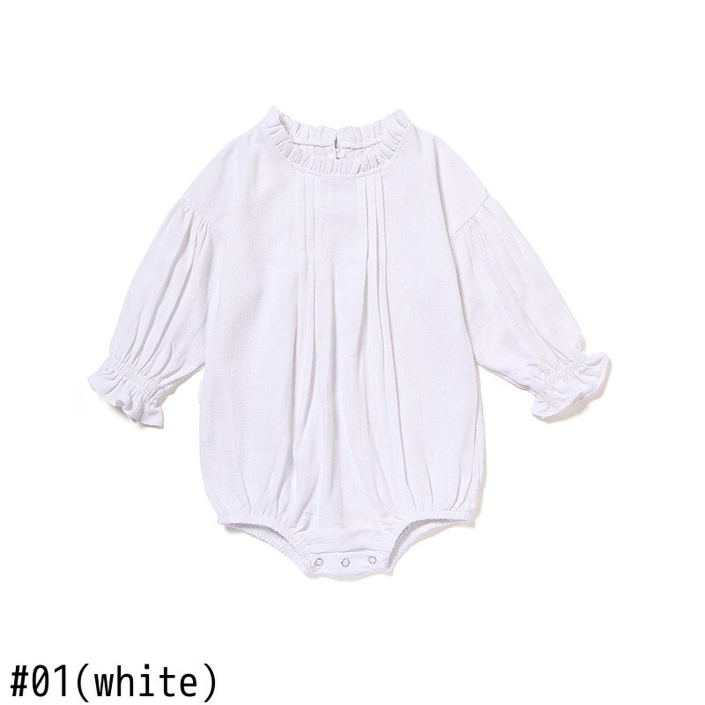 -ベビー 長袖 ふんわり ロンパース【mh0000404】 - mamahalo shop - 長袖ロンパース -  べビー服 - 子供服 - 男の子 - 女の子