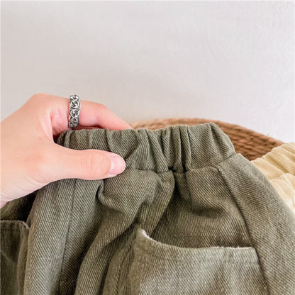 -キッズ 裏起毛 ロングパンツ 暖パン【mh0000281】 - mamahalo shop - ロングパンツ・スウェットパンツ -  べビー服 - 子供服 - 男の子 - 女の子