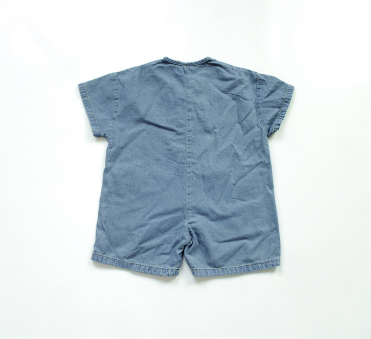 -キッズ デニム 半袖 ジャンプスーツ 48918290 - mamahalo shop - 半袖ジャンプスーツ -  べビー服 - 子供服 - 男の子 - 女の子