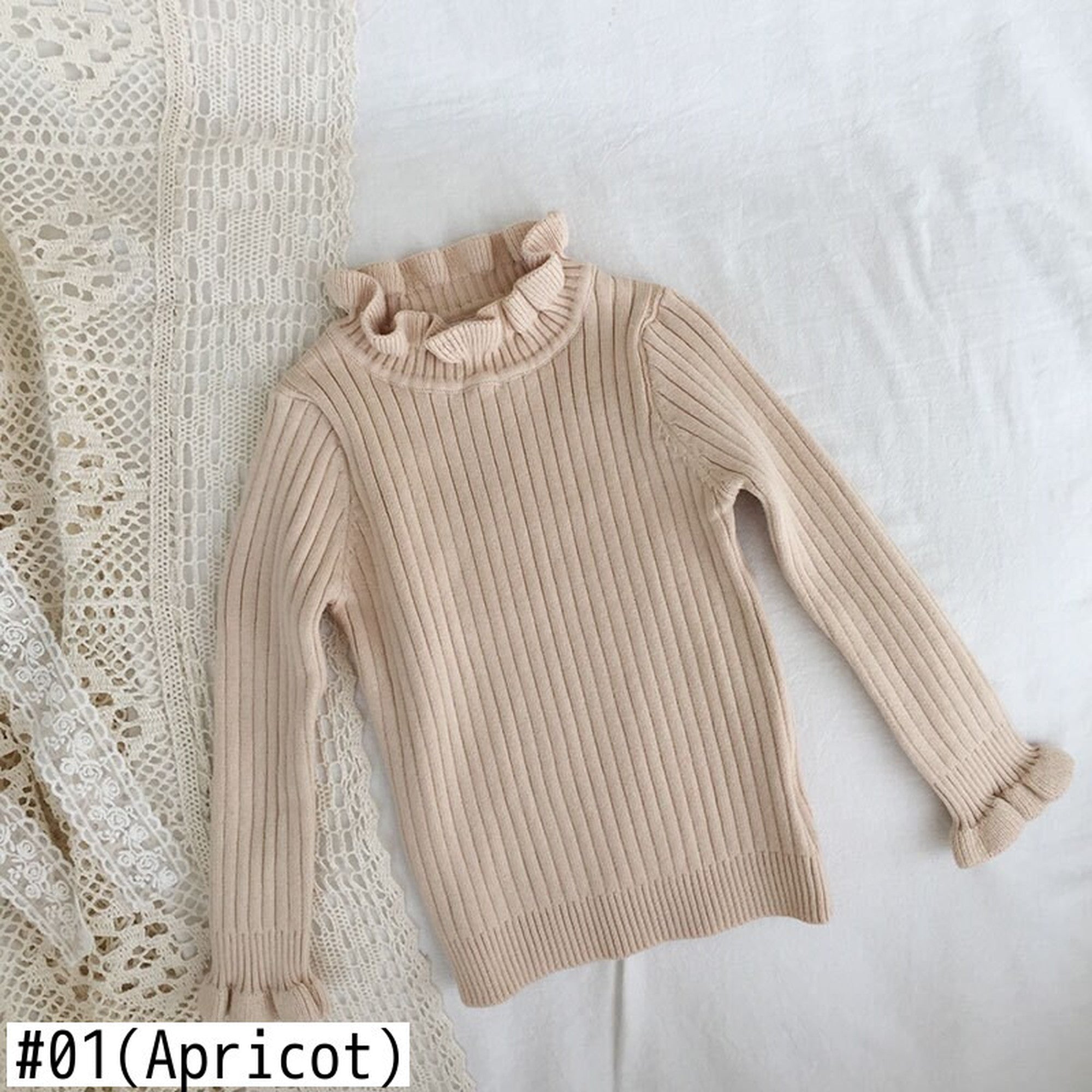 キッズ ニット フリル トップス 48957192 - mamahalo shop - ニット・セーター - ベビー服 - 子供服 - 男の子 - 女の子