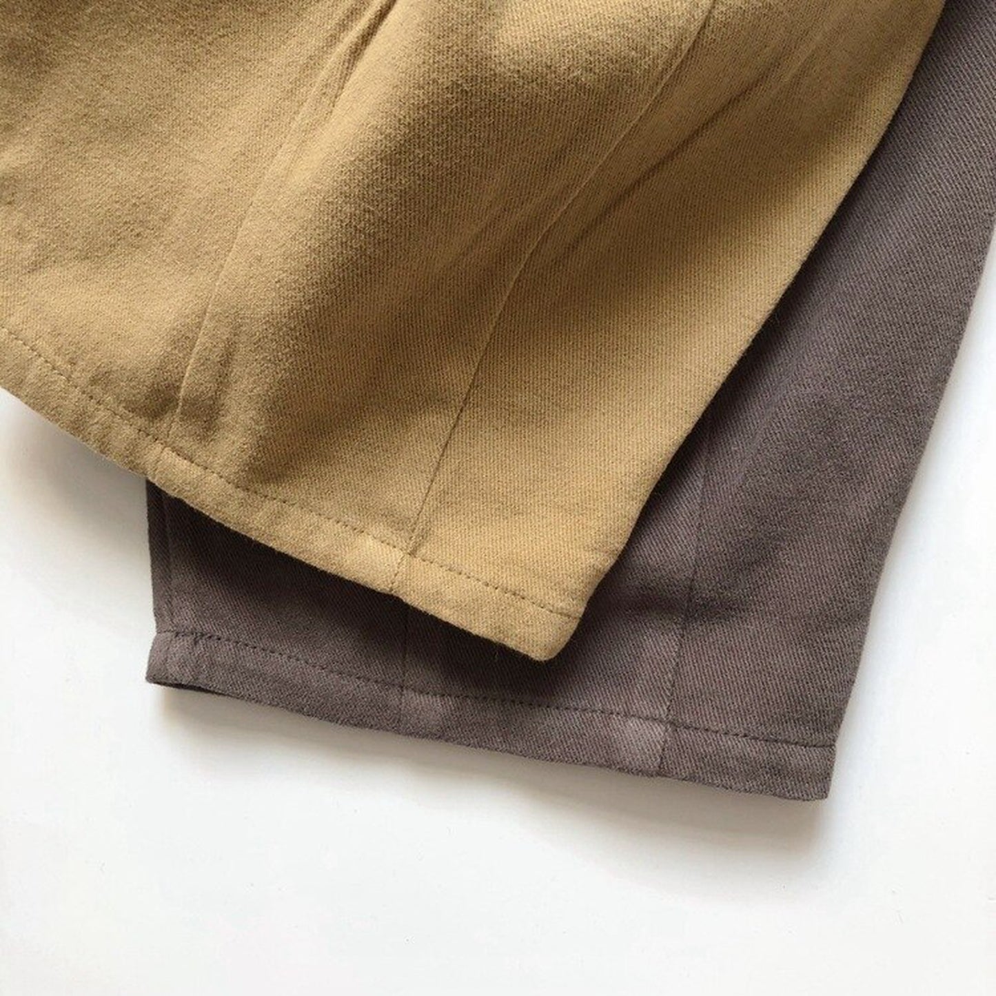 -キッズパンツ コットン ルーズ ロングパンツ カーキ/ダークグレー/2カラー - mamahalo shop - ロングパンツ・スウェットパンツ -  べビー服 - 子供服 - 男の子 - 女の子