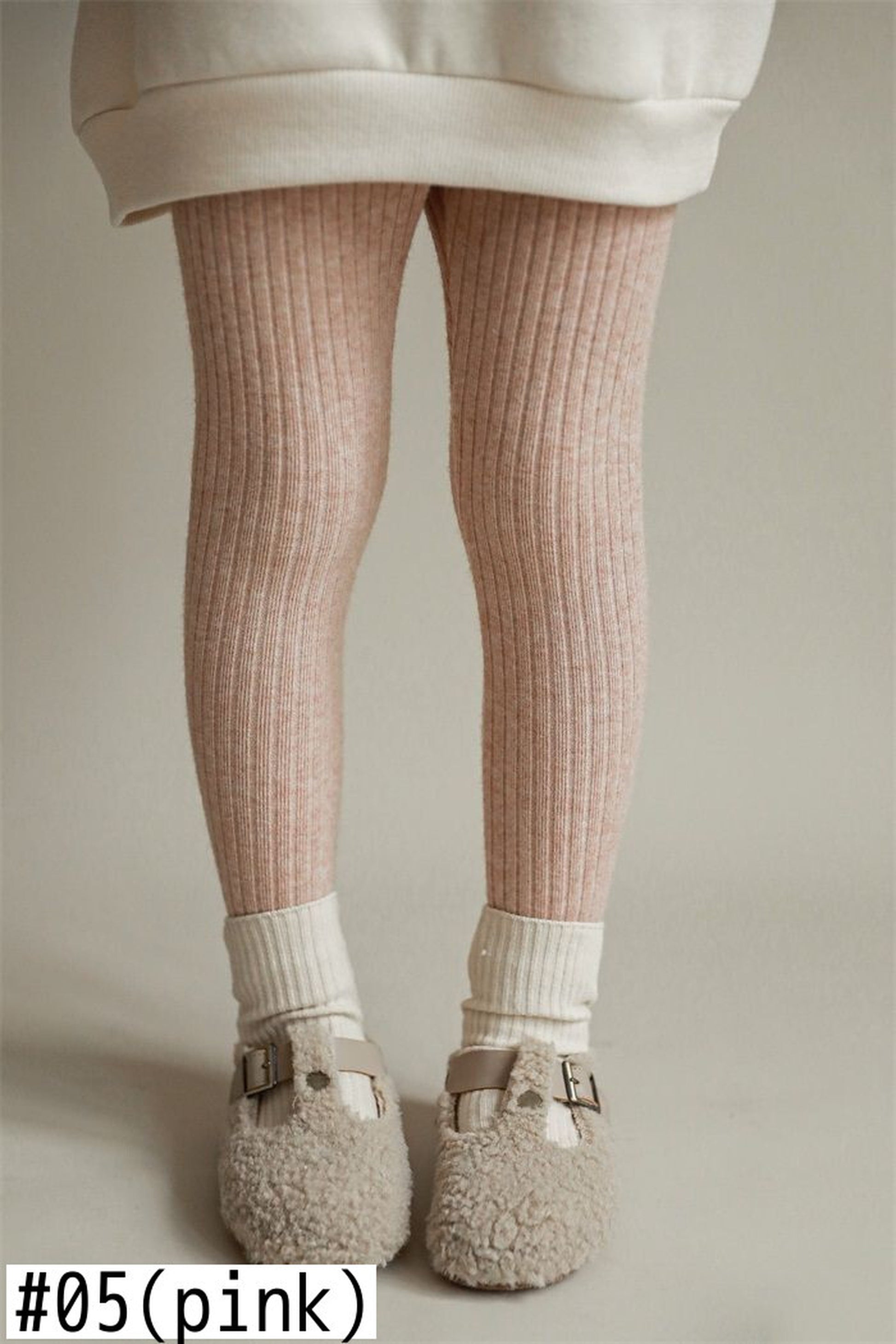 -キッズ リブニット レギンス パンツ【mh0000216】 - mamahalo shop - レギンスパンツ -  べビー服 - 子供服 - 男の子 - 女の子