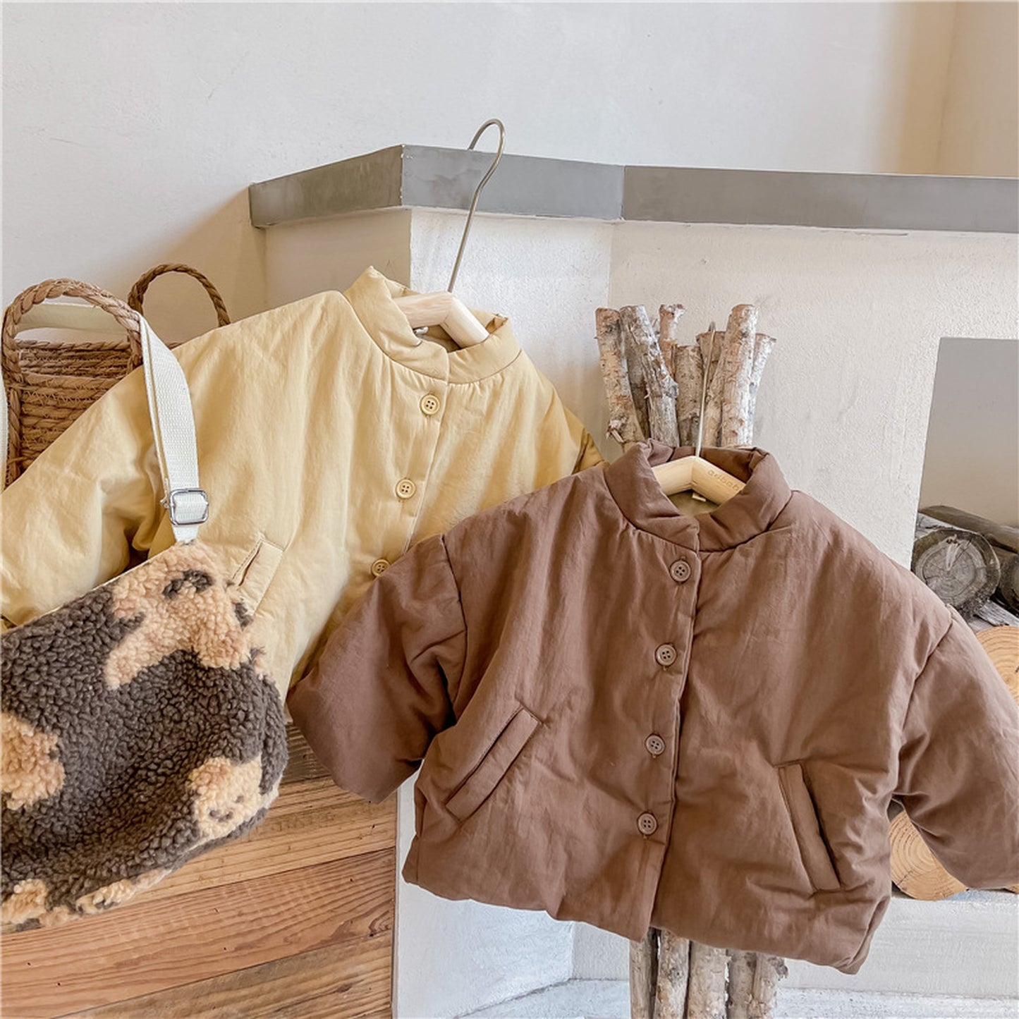 -キッズ ジャケット コート アウター【mh0000246】 - mamahalo shop - ショートコート・ジャケット・ジャンパー -  べビー服 - 子供服 - 男の子 - 女の子