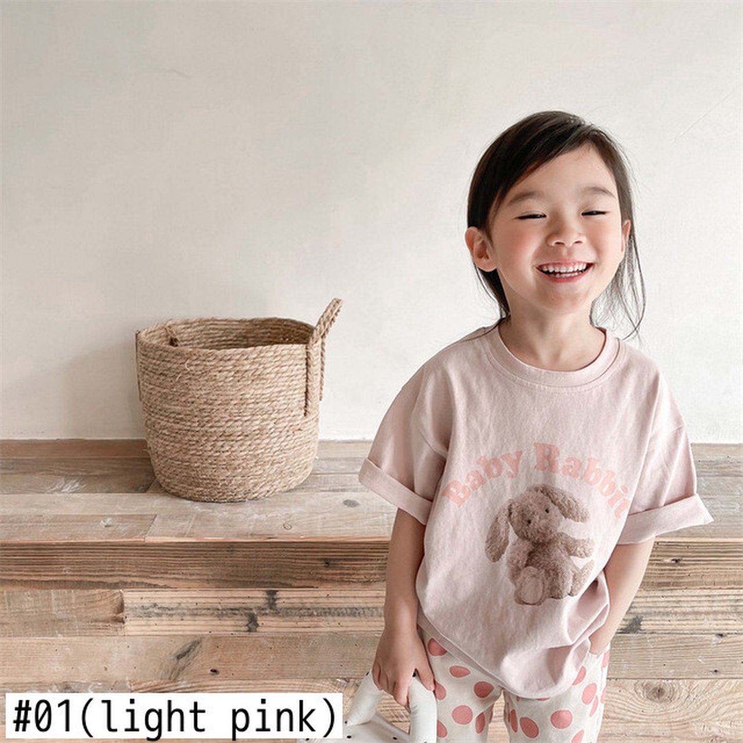 -キッズ うさぎ バニー ぞう エレファント 半袖 Tシャツ【mh0000791】 - mamahalo shop - 半袖Tシャツ -  べビー服 - 子供服 - 男の子 - 女の子