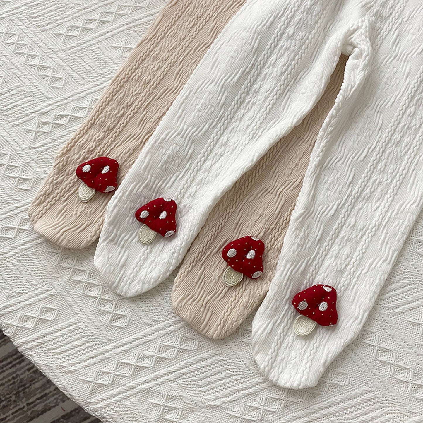 -ベビー きのこ レギンス タイツ パンツ【mh0000358】 - mamahalo shop - レギンスパンツ -  べビー服 - 子供服 - 男の子 - 女の子