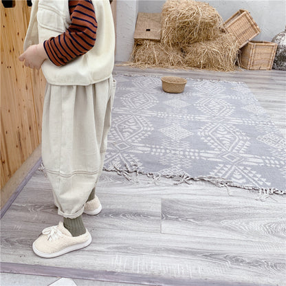 -# キッズパンツ ルーズ 切り替え クロップドパンツ 2カラー【mh0000407】 - mamahalo shop - ロングパンツ・スウェットパンツ -  べビー服 - 子供服 - 男の子 - 女の子