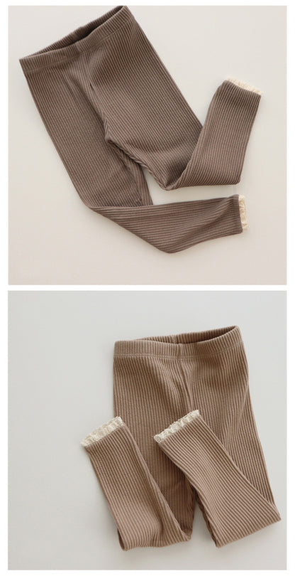 -キッズ レース レギンス パンツ【mh0000196】 - mamahalo shop - レギンスパンツ -  べビー服 - 子供服 - 男の子 - 女の子