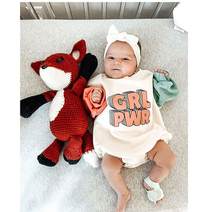 -☺︎ ベビー レターロゴ セットアップ ロンパース トレーナー リンク ママ お揃い コーデ - mamahalo shop - 長袖セットアップ -  べビー服 - 子供服 - 男の子 - 女の子