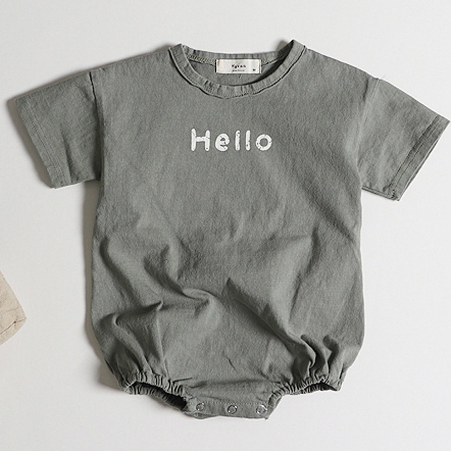 -ベビー HELLO  半袖 ロンパース【mh0000562】 - mamahalo shop - 半袖ロンパース -  べビー服 - 子供服 - 男の子 - 女の子