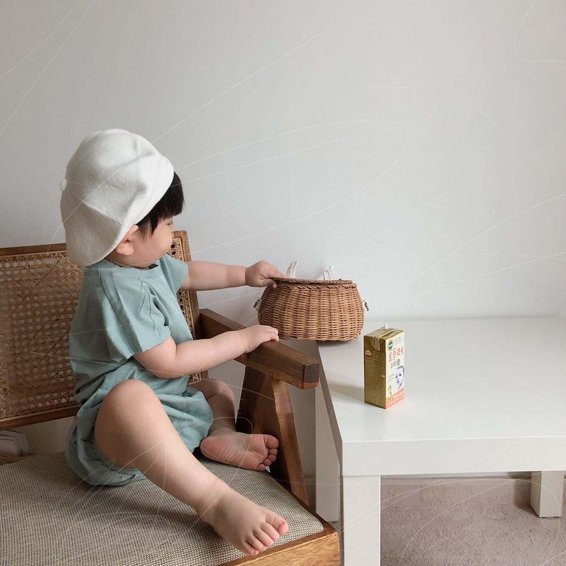 -ベビー 半袖 ルーズ Tシャツ ショーツ セット【mh0000464】 - mamahalo shop - 半袖セットアップ -  べビー服 - 子供服 - 男の子 - 女の子