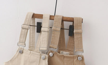 -キッズ シンプル オーバーオール サロペット【mh0000369】 - mamahalo shop - オーバーオール -  べビー服 - 子供服 - 男の子 - 女の子