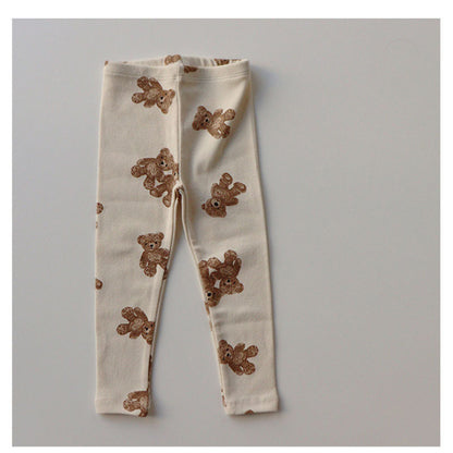 -ベビー セットアップ くま うさぎ パジャマ ロンパース パンツ Tシャツ - mamahalo shop - 長袖パジャマ -  べビー服 - 子供服 - 男の子 - 女の子