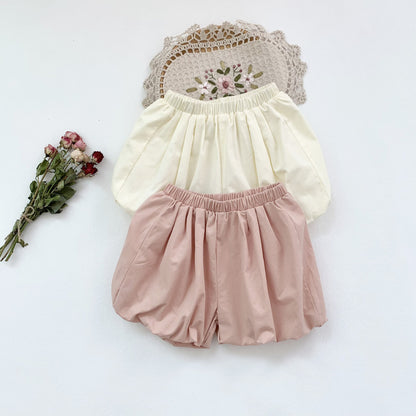 -キッズ バルーン ショートパンツ かぼちゃパンツ - mamahalo shop - ハーフパンツ・ショートパンツ -  べビー服 - 子供服 - 男の子 - 女の子