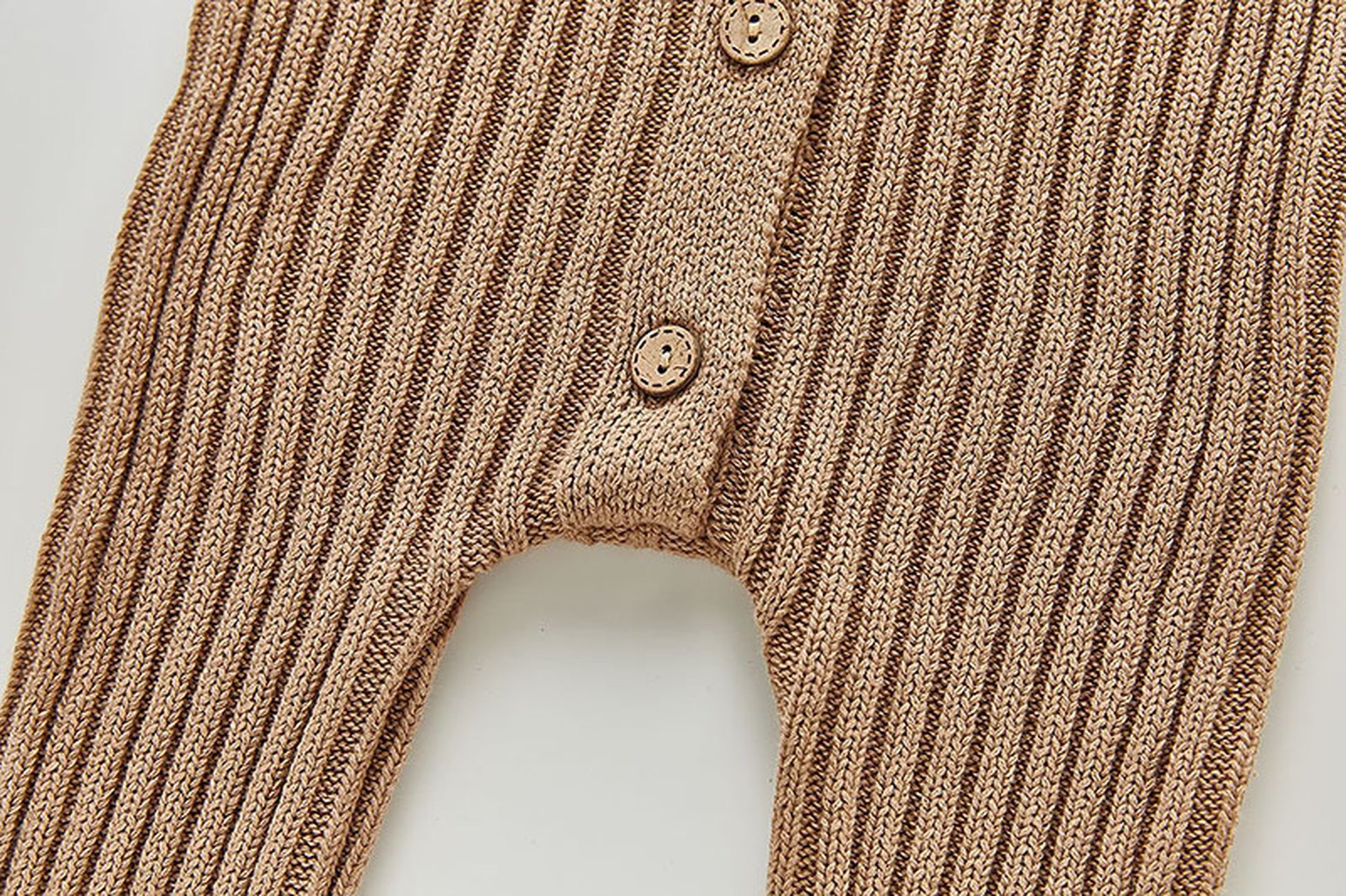 -ベビー ニット ジャンプスーツ 長袖ロンパース 3カラー - mamahalo shop - 長袖ジャンプスーツ -  べビー服 - 子供服 - 男の子 - 女の子