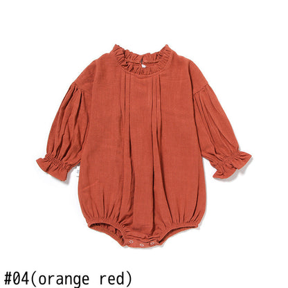 -ベビー 長袖 ふんわり ロンパース【mh0000404】 - mamahalo shop - 長袖ロンパース -  べビー服 - 子供服 - 男の子 - 女の子