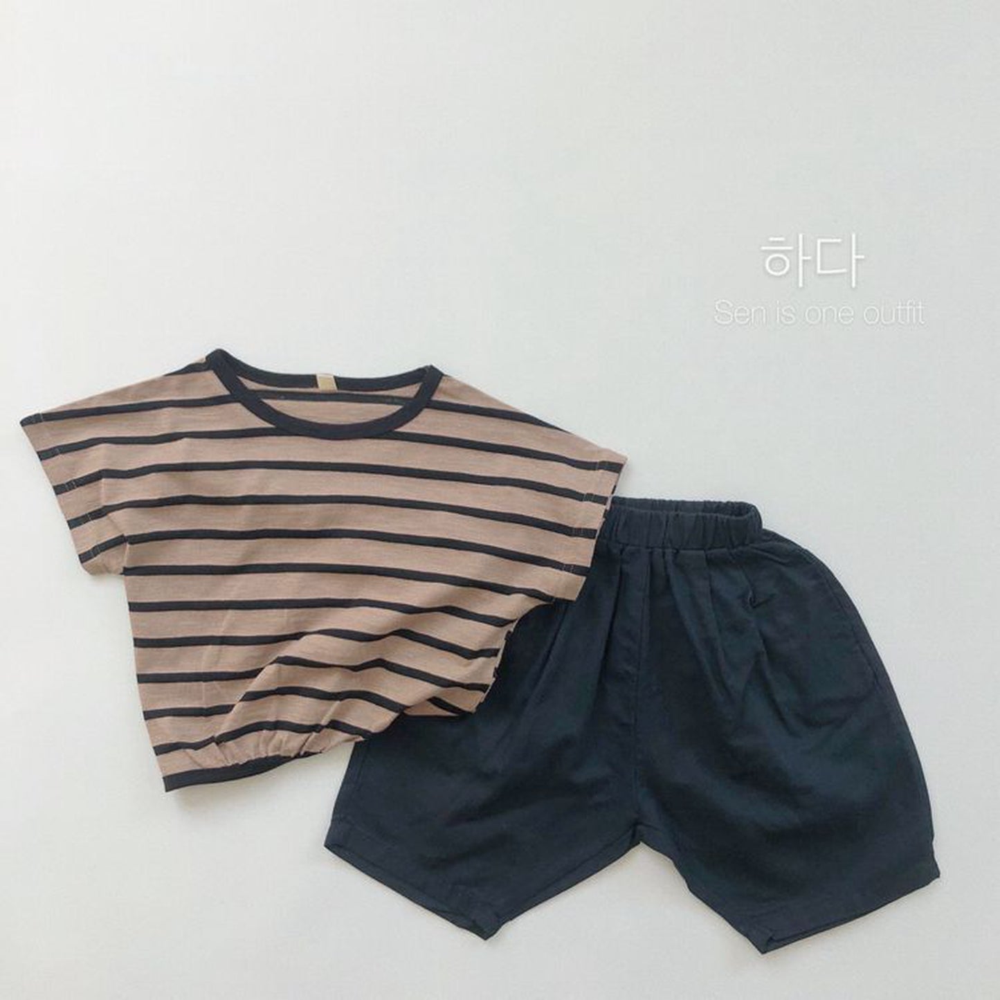 -キッズ コットンリネン サマー パンツ - mamahalo shop - ハーフパンツ・ショートパンツ -  べビー服 - 子供服 - 男の子 - 女の子