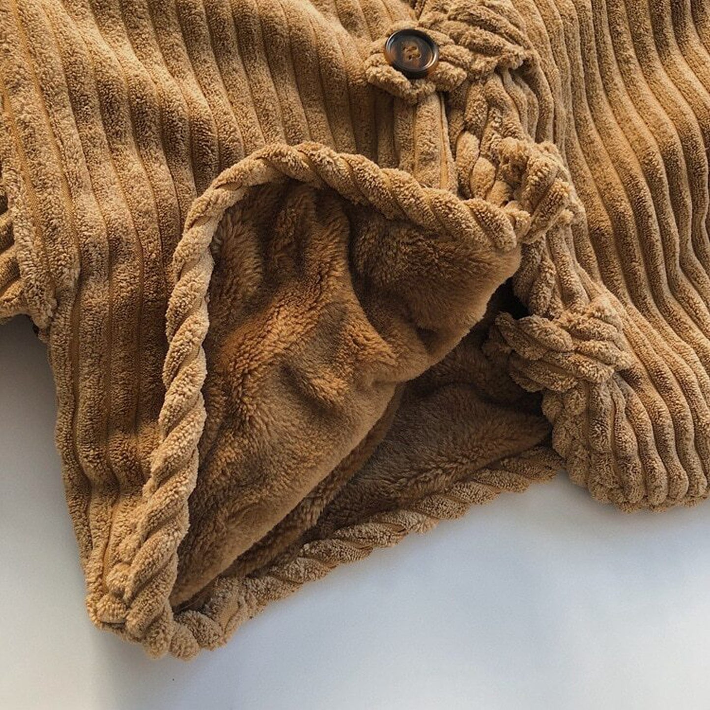 -キッズ コーデュロイ 裏フリース ジャケット コート アウター【mh0000264】 - mamahalo shop - ショートコート・ジャケット・ジャンパー -  べビー服 - 子供服 - 男の子 - 女の子