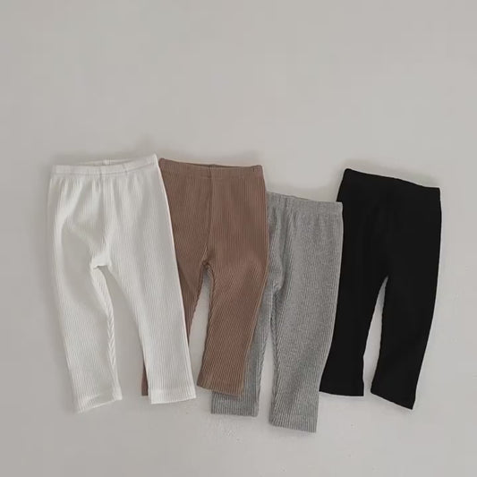 ベビー ボーダー 無地 シンプル レギンスパンツ【mh0001411】