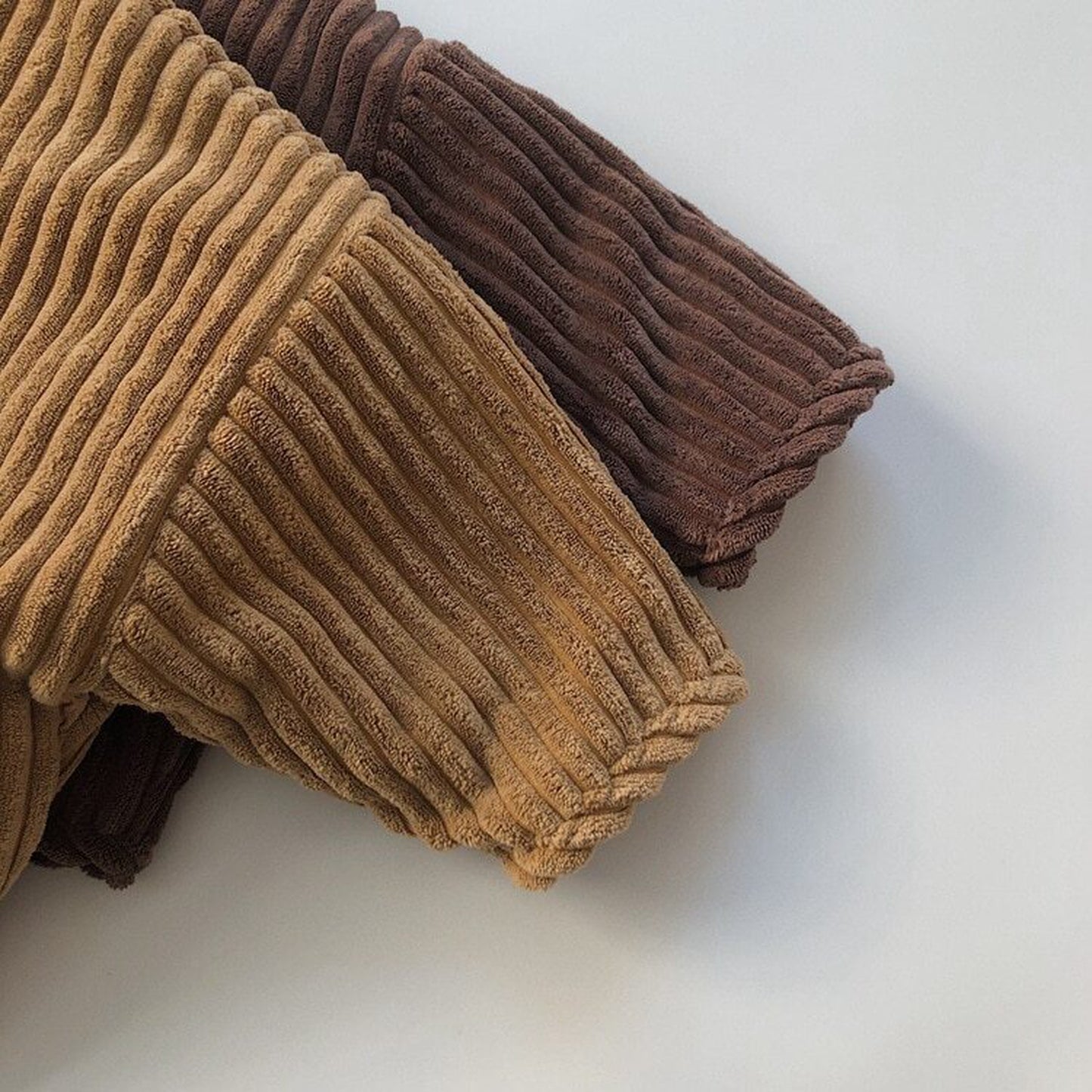 -キッズ コーデュロイ 裏フリース ジャケット コート アウター【mh0000264】 - mamahalo shop - ショートコート・ジャケット・ジャンパー -  べビー服 - 子供服 - 男の子 - 女の子