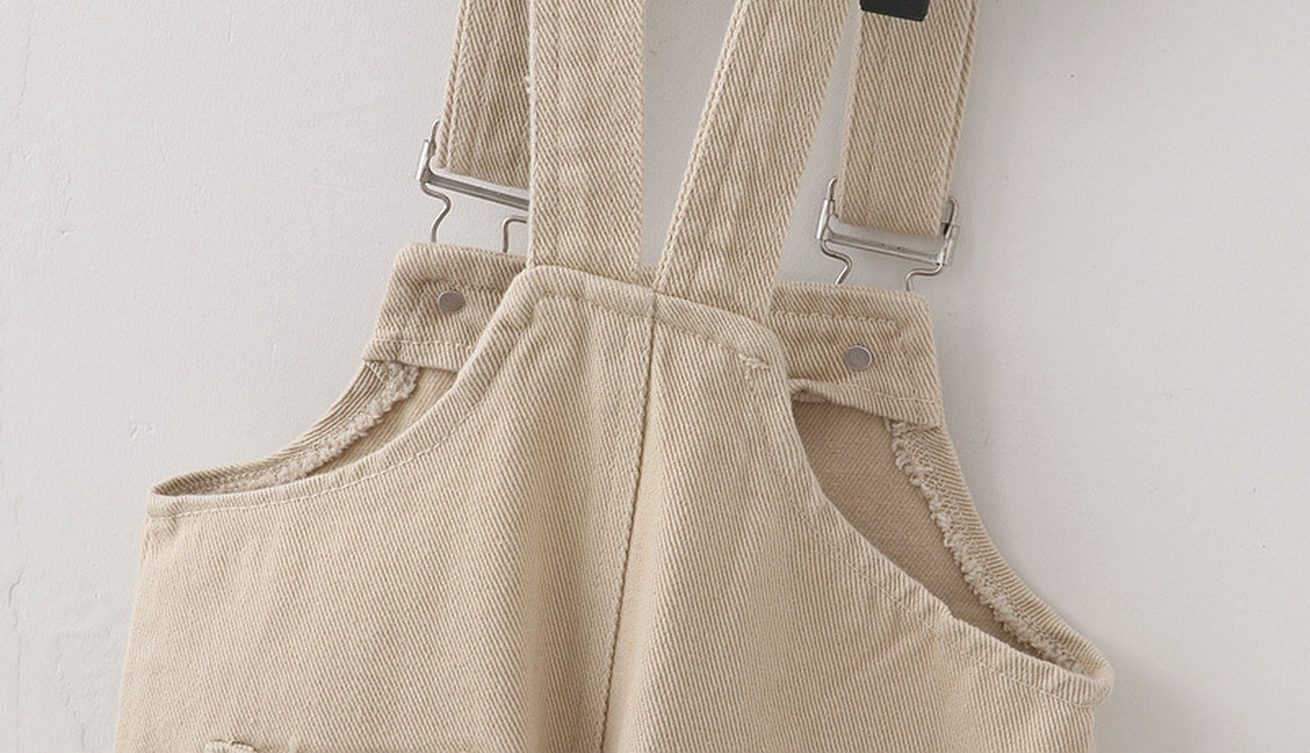 -キッズ シンプル オーバーオール サロペット【mh0000369】 - mamahalo shop - オーバーオール -  べビー服 - 子供服 - 男の子 - 女の子