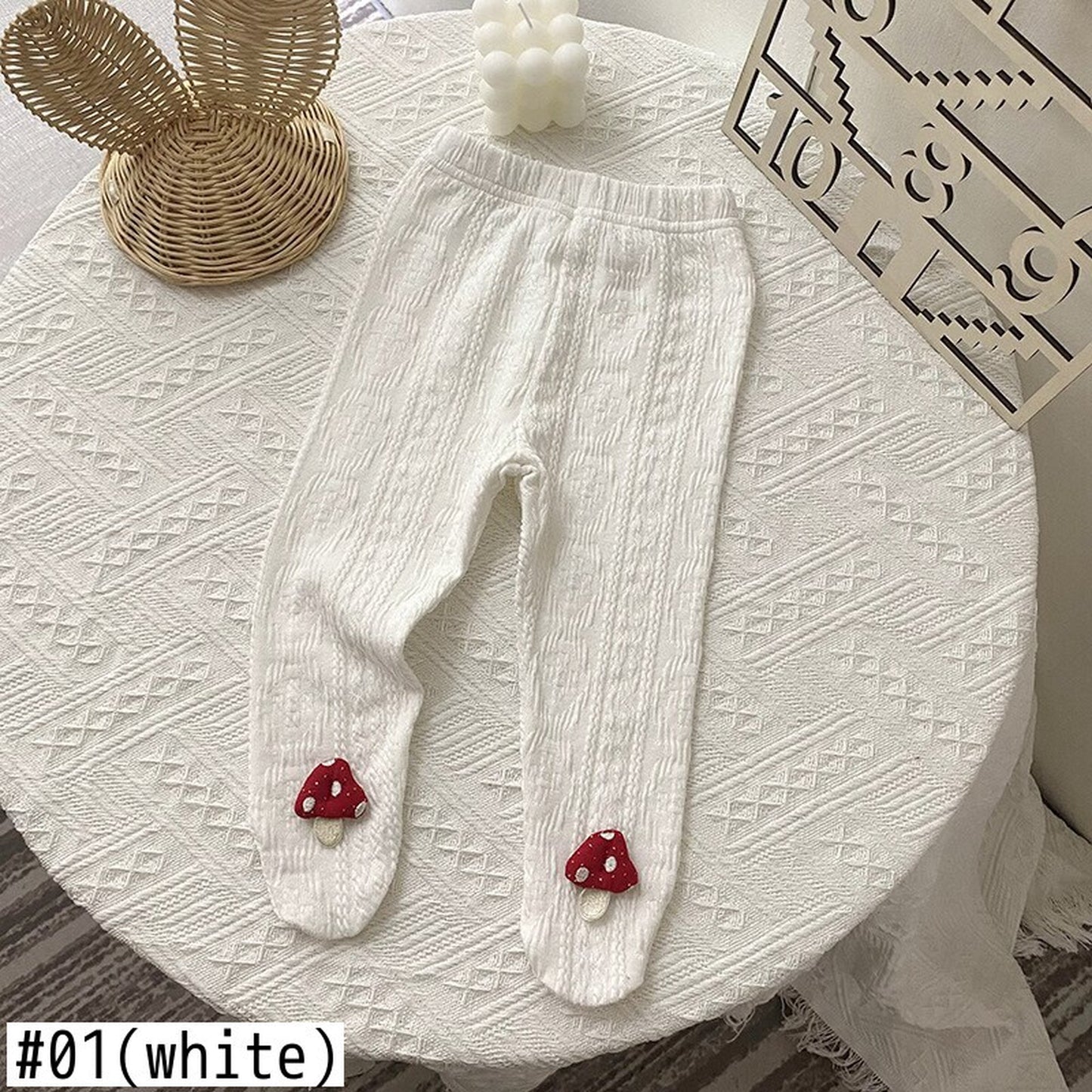 -ベビー きのこ レギンス タイツ パンツ【mh0000358】 - mamahalo shop - レギンスパンツ -  べビー服 - 子供服 - 男の子 - 女の子