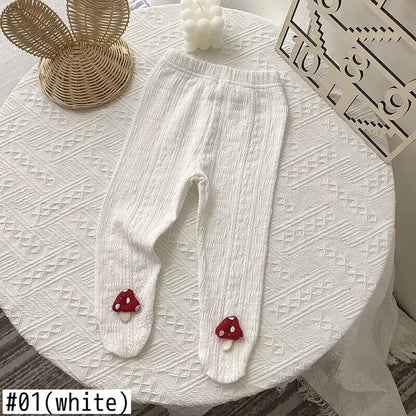 -ベビー きのこ レギンス タイツ パンツ【mh0000358】 - mamahalo shop - レギンスパンツ -  べビー服 - 子供服 - 男の子 - 女の子