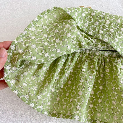 -ベビー フラワー 花柄 キャミチュニック ブルマー セット【mh0000467】 - mamahalo shop - ノースリーブセットアップ -  べビー服 - 子供服 - 男の子 - 女の子