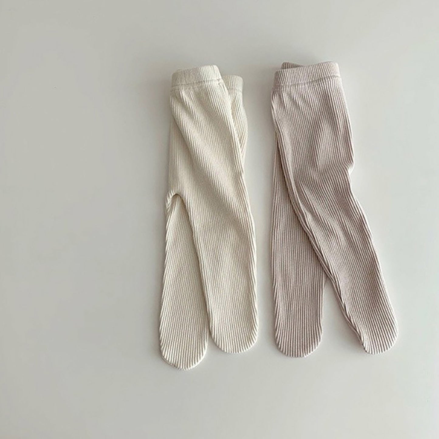 -ベビー リブ 足つき レギンス パンツ タイツ【mh0000074】 - mamahalo shop - レギンスパンツ -  べビー服 - 子供服 - 男の子 - 女の子