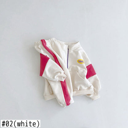 -ベビー キッズ スウェット セットアップ トップス パンツ【mh0000224】 - mamahalo shop - 長袖セットアップ -  べビー服 - 子供服 - 男の子 - 女の子