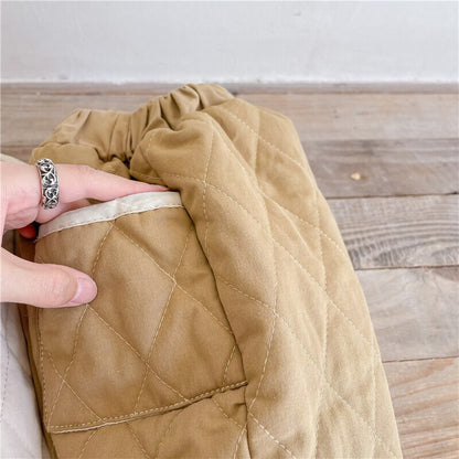 -キッズ キルティング アウター パンツ【mh0000291】 - mamahalo shop - ロングパンツ・スウェットパンツ -  べビー服 - 子供服 - 男の子 - 女の子