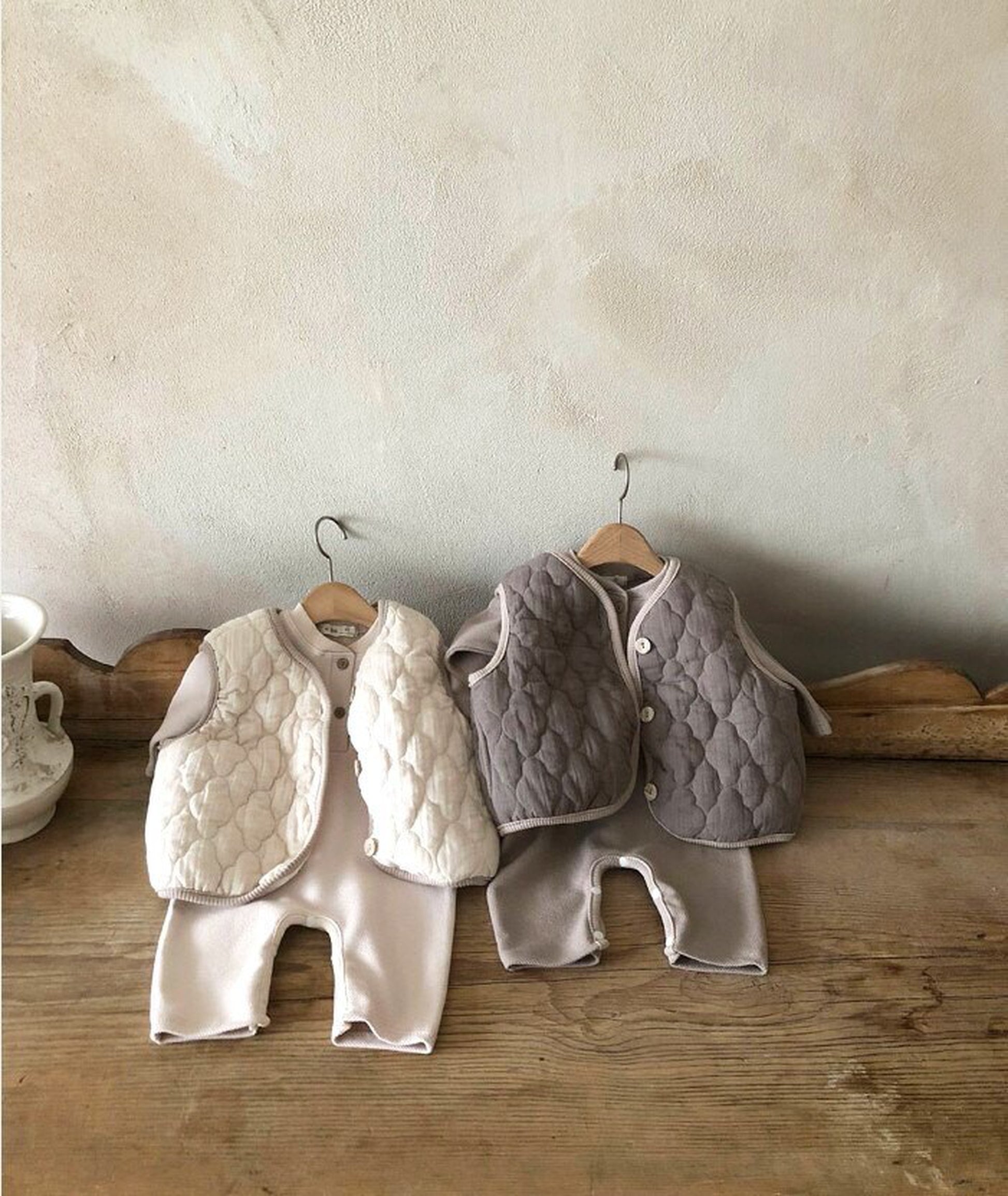 -ベビー キルティング アウター ベスト【mh0000240】 - mamahalo shop - ベスト -  べビー服 - 子供服 - 男の子 - 女の子