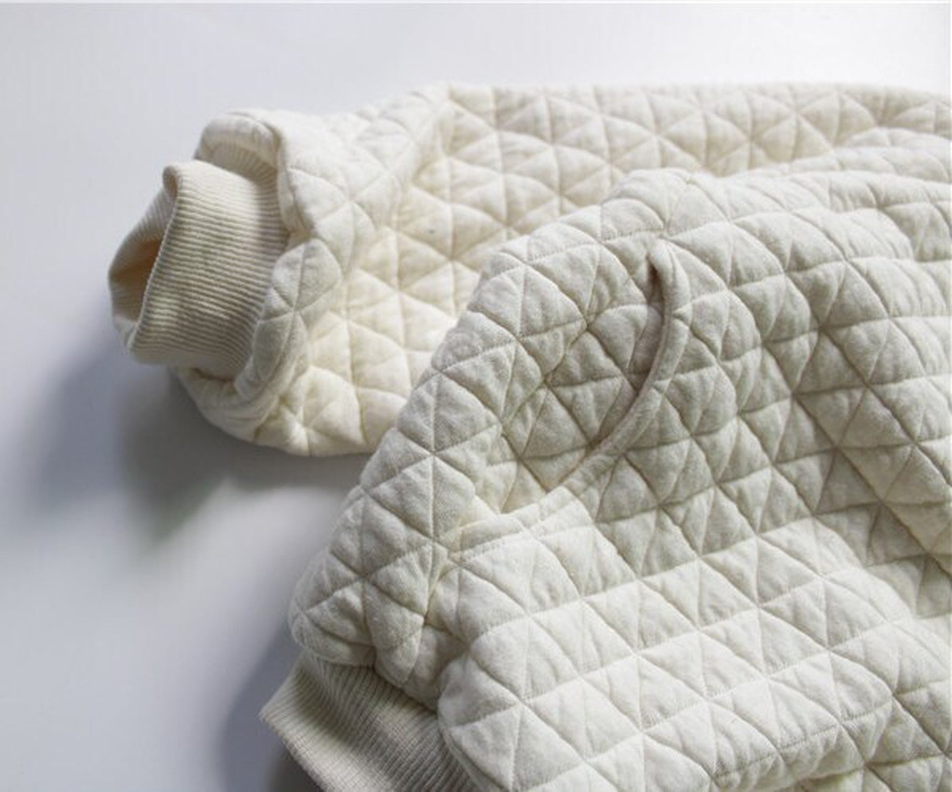 -キッズ 裏起毛 キルティング トレーナー トップス - mamahalo shop - トレーナー・フーディ -  べビー服 - 子供服 - 男の子 - 女の子