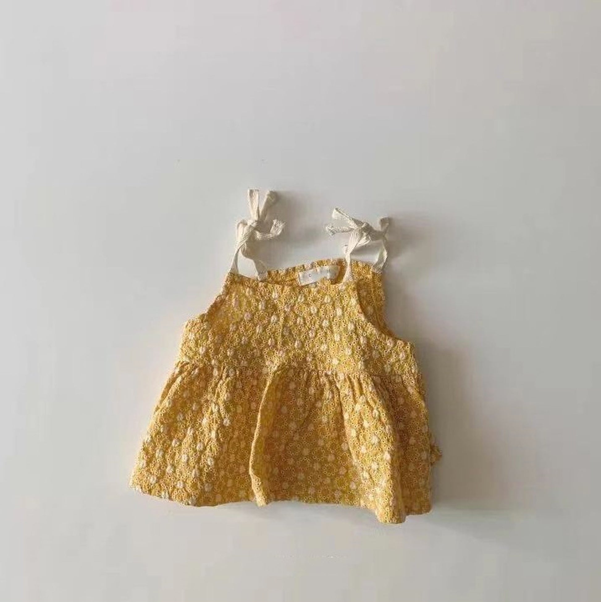 -ベビー セットアップ キャミソール + ブルマ フラワー レース 刺繍 - mamahalo shop - ノースリーブセットアップ -  べビー服 - 子供服 - 男の子 - 女の子
