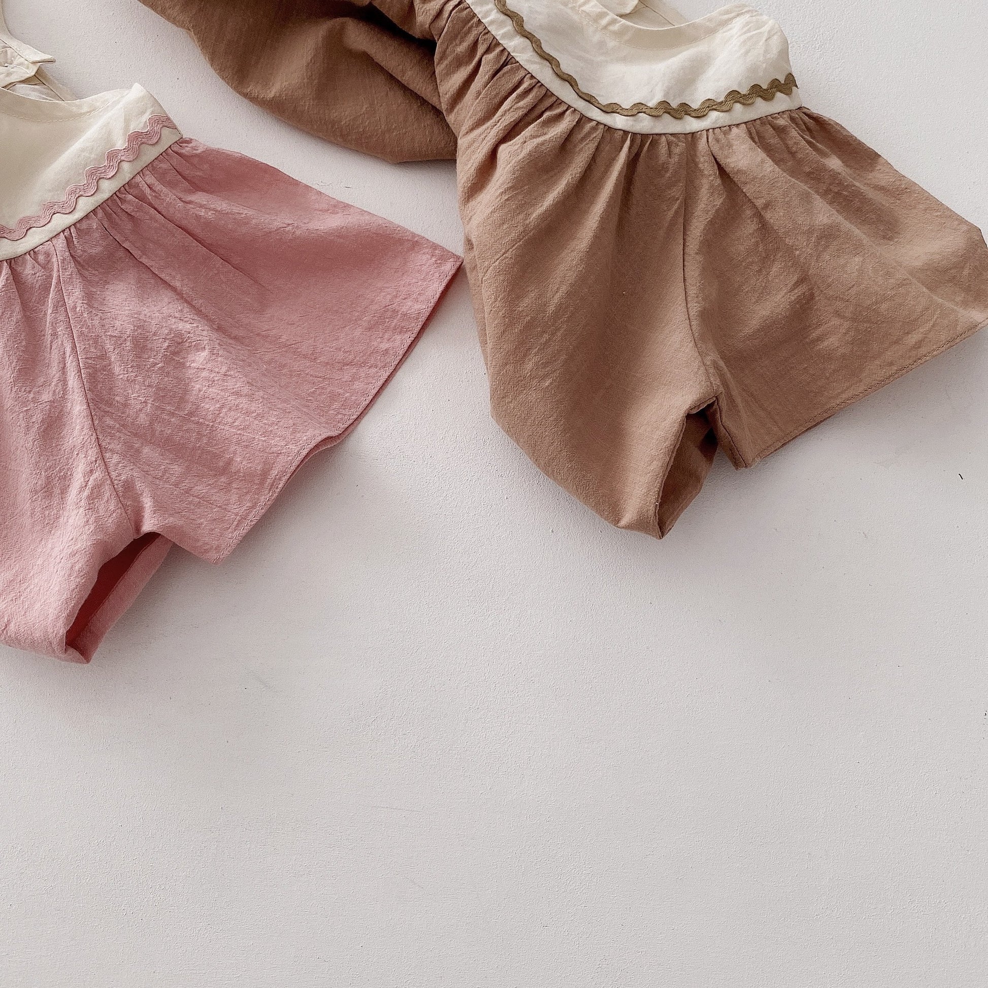 -ベビー バタフライ スリーブ ロンパース 48901799 - mamahalo shop - 半袖ロンパース -  べビー服 - 子供服 - 男の子 - 女の子