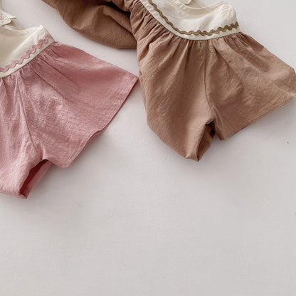 -ベビー バタフライ スリーブ ロンパース 48901799 - mamahalo shop - 半袖ロンパース -  べビー服 - 子供服 - 男の子 - 女の子