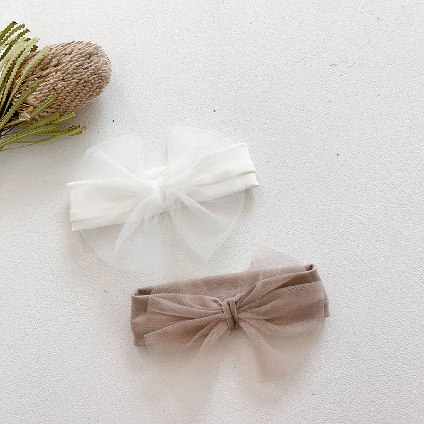 -ベビー チュールスカート ロンパース ヘアバンドセット ベビードレス【mh0000210】 - mamahalo shop - 長袖ロンパース -  べビー服 - 子供服 - 男の子 - 女の子