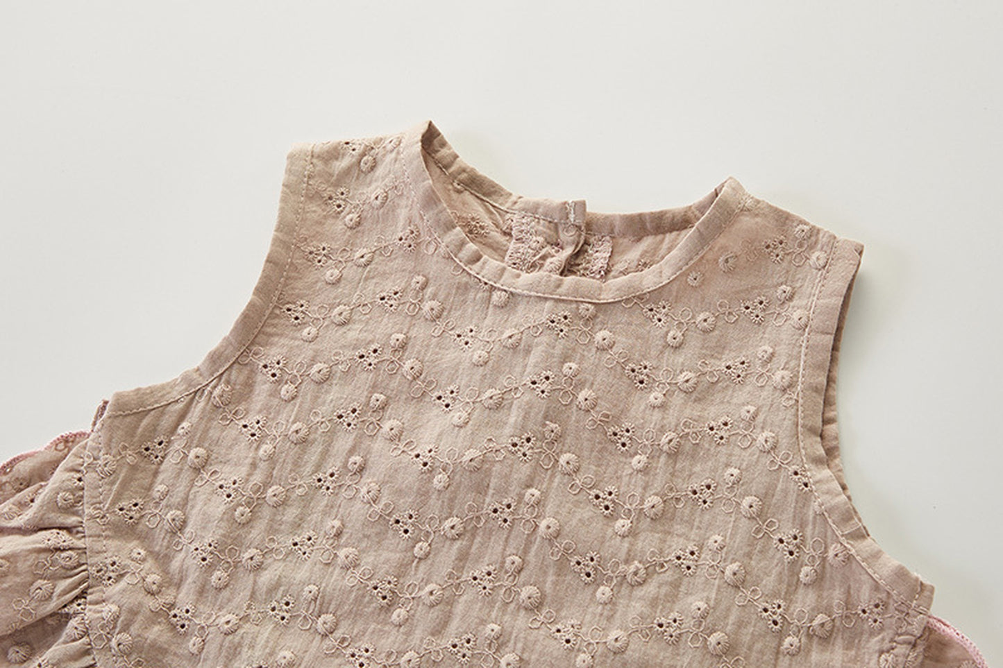 -ベビー セットアップ ノースリーブ ブラウス ブルマ パンツ ボンネット 帽子 - mamahalo shop - ノースリーブセットアップ -  べビー服 - 子供服 - 男の子 - 女の子