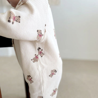 -ベビー くま ベア ロンパース ジャンプスーツ - mamahalo shop - 長袖ロンパース -  べビー服 - 子供服 - 男の子 - 女の子
