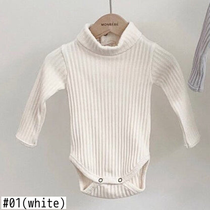 -ベビー タートル ハイネック ロンパース【mh0000222】 - mamahalo shop - 長袖ロンパース -  べビー服 - 子供服 - 男の子 - 女の子