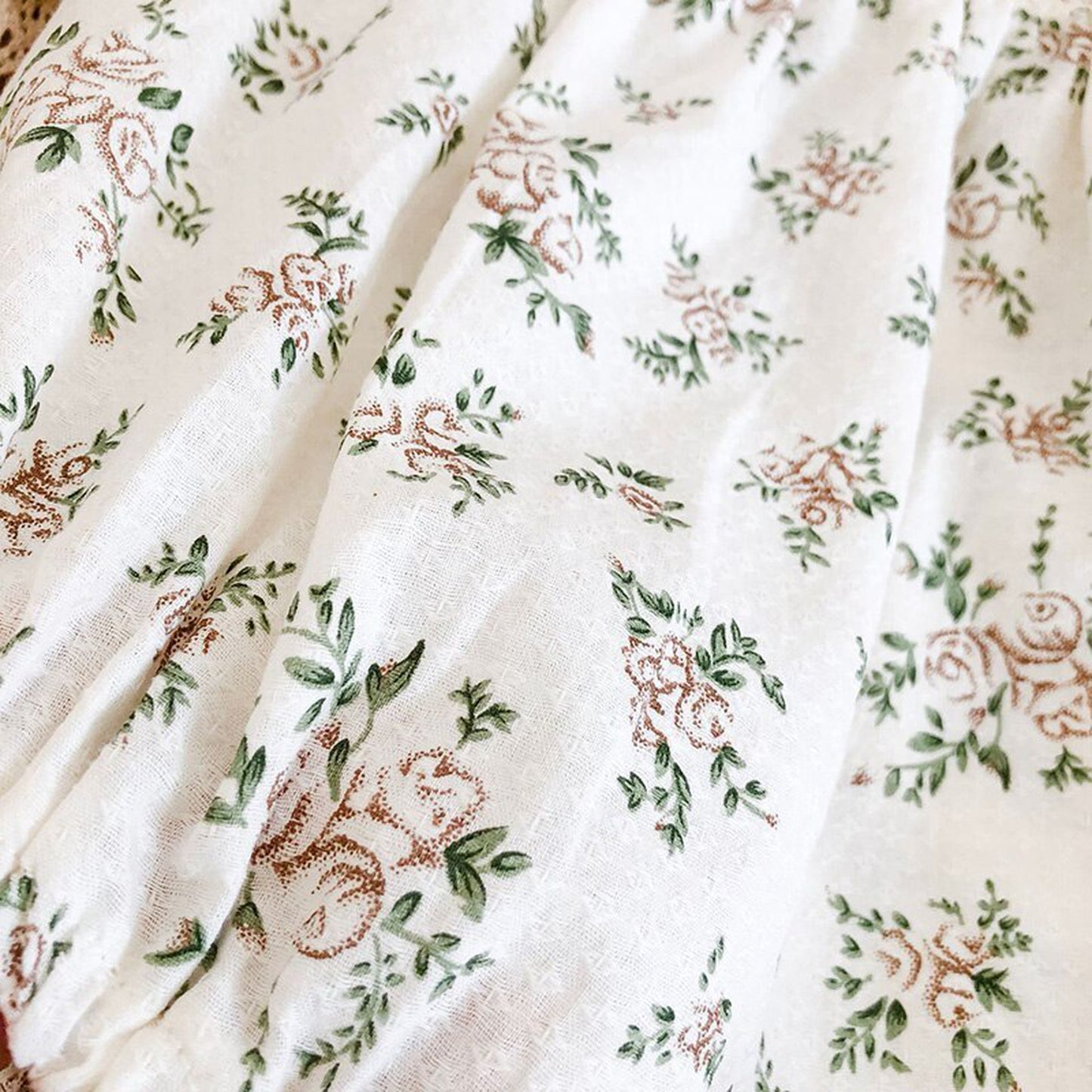 -ベビー フラワー 半袖 ロンパース ボンネット セット - mamahalo shop - 半袖ロンパース -  べビー服 - 子供服 - 男の子 - 女の子