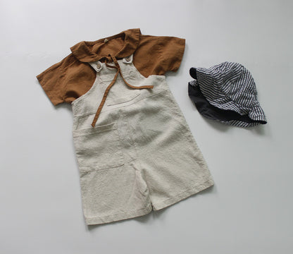 -キッズ セーラーカラー トップス 長袖ブラウス - mamahalo shop - 半袖シャツ・ブラウス -  べビー服 - 子供服 - 男の子 - 女の子