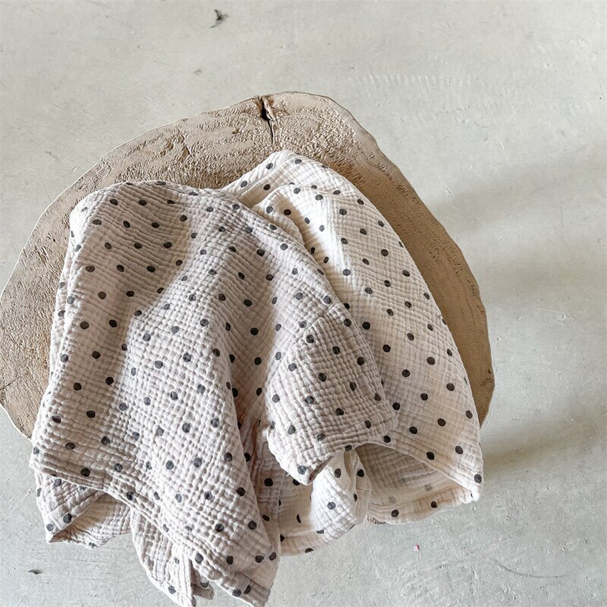 -キッズ みずたま ノーカラー 半袖 シャツ ブラウス トップス - mamahalo shop - 半袖シャツ・ブラウス -  べビー服 - 子供服 - 男の子 - 女の子