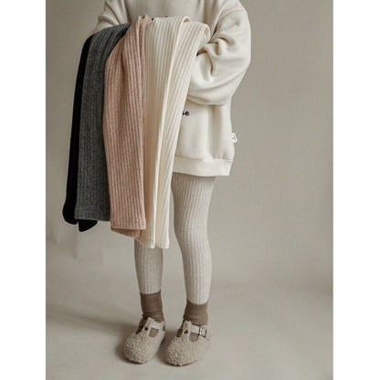 -キッズ リブニット レギンス パンツ【mh0000216】 - mamahalo shop - レギンスパンツ -  べビー服 - 子供服 - 男の子 - 女の子