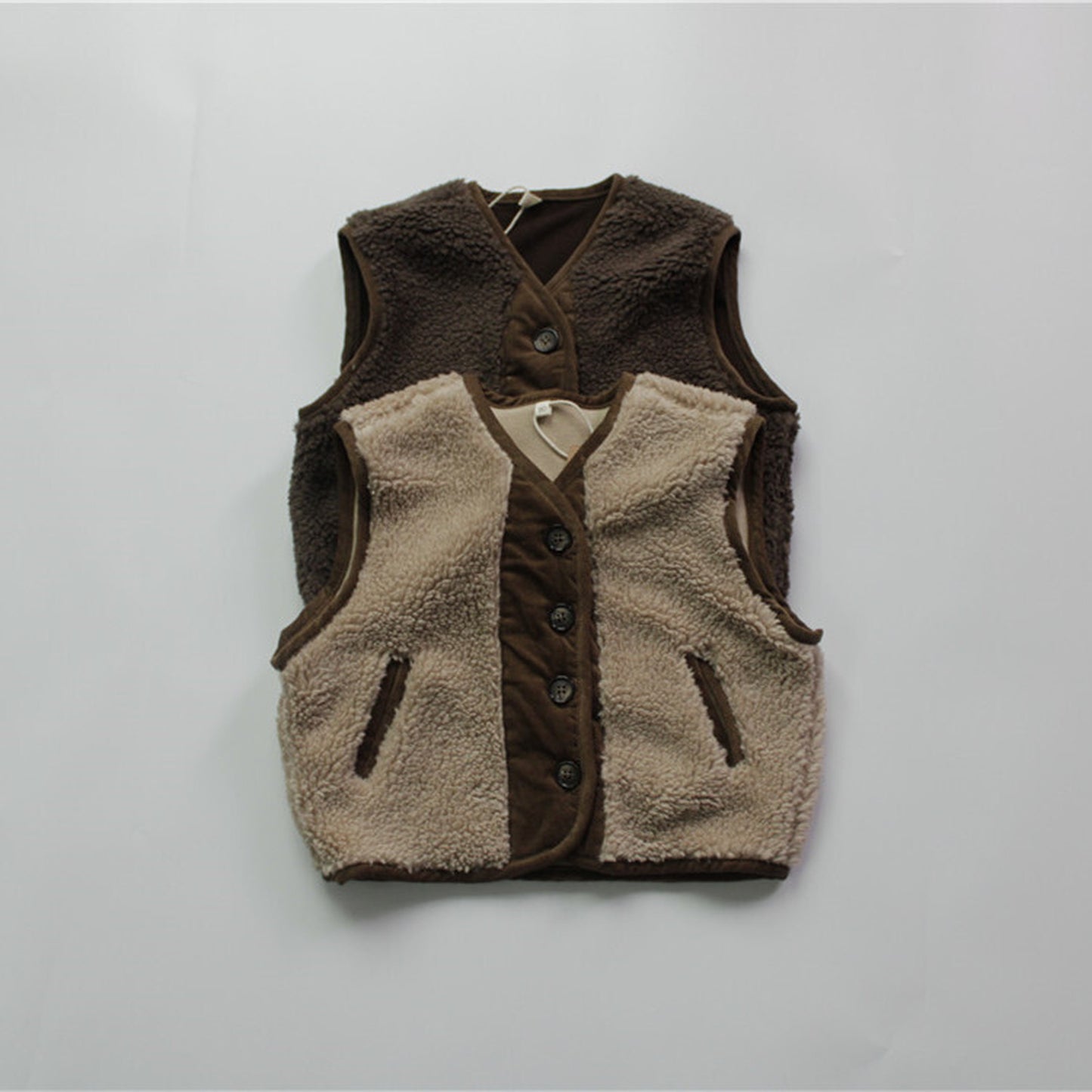 -キッズ フリース ベスト アウター【mh0000289】 - mamahalo shop - ベスト -  べビー服 - 子供服 - 男の子 - 女の子