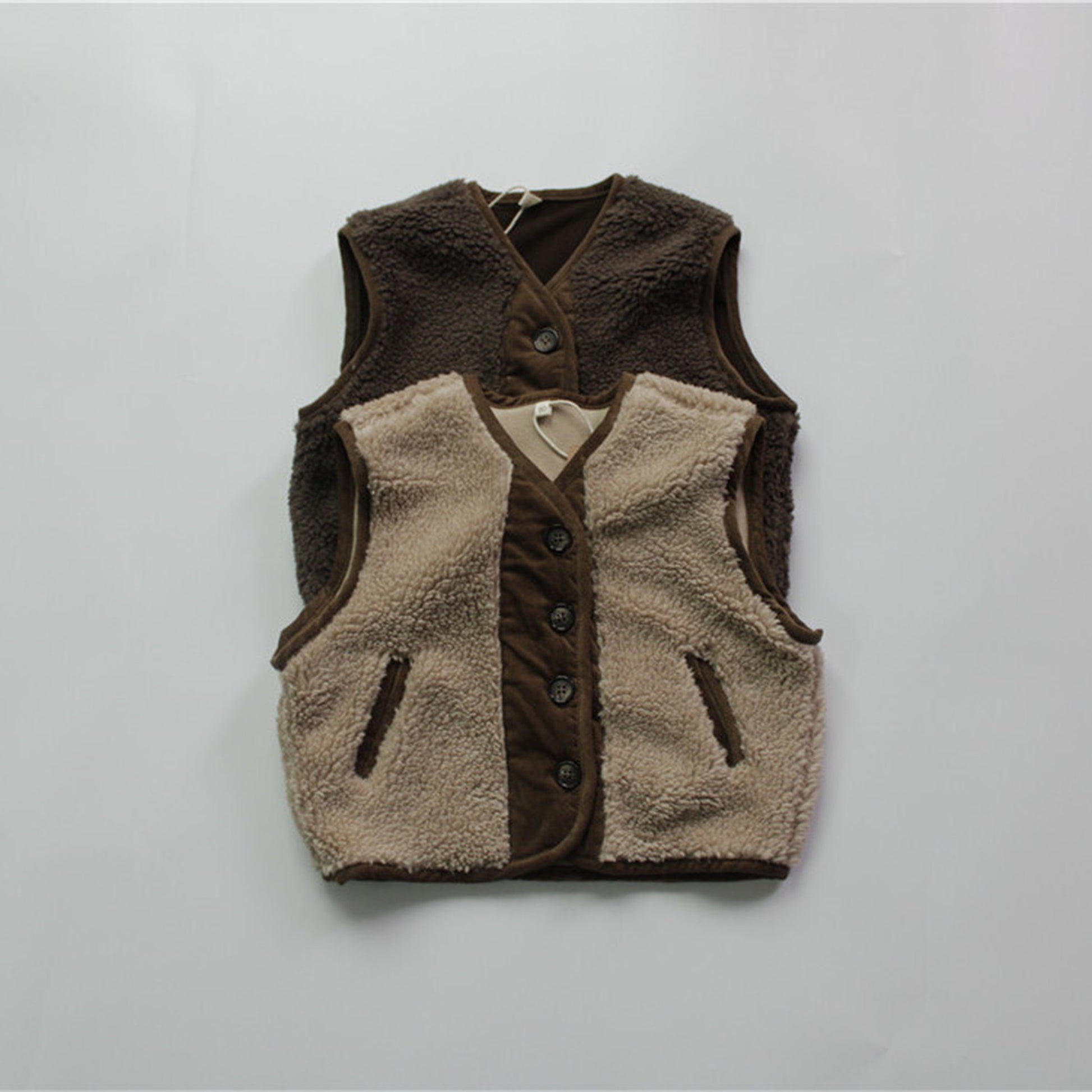 -キッズ フリース ベスト アウター【mh0000289】 - mamahalo shop - ベスト -  べビー服 - 子供服 - 男の子 - 女の子