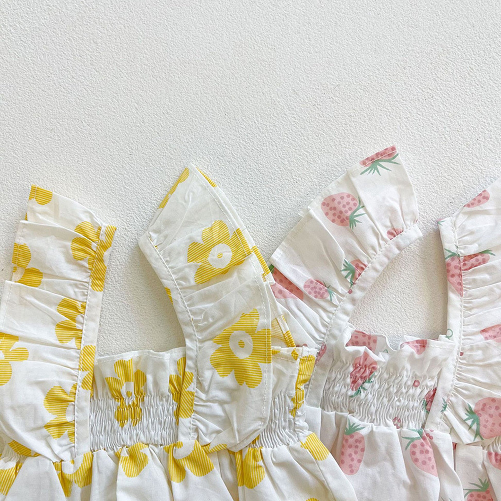 -ベビー フラワー ロンパース 帽子 セット【mh0000318】 - mamahalo shop - ノースリーブロンパース -  べビー服 - 子供服 - 男の子 - 女の子