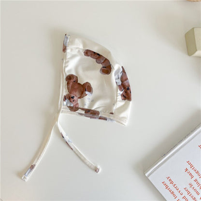 -ベビー くま ベア ワンピース 水着 スイミング 帽子 セット【mh0000670】 - mamahalo shop - ベビー用水着 -  べビー服 - 子供服 - 男の子 - 女の子