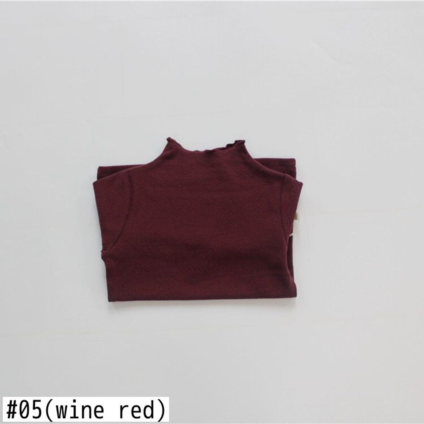 -キッズ フリルネック Tシャツ トップス【mh0000213】 - mamahalo shop - 長袖Tシャツ -  べビー服 - 子供服 - 男の子 - 女の子