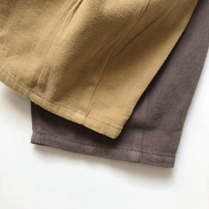 -キッズパンツ コットン ルーズ ロングパンツ カーキ/ダークグレー/2カラー - mamahalo shop - ロングパンツ・スウェットパンツ -  べビー服 - 子供服 - 男の子 - 女の子